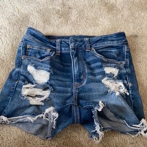 American Eagle High ride shorties size 8